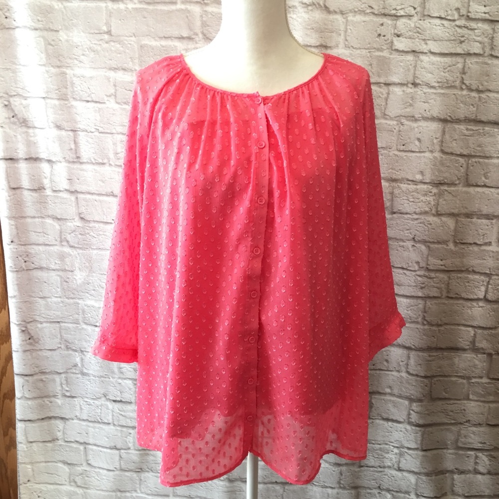 High-Low Button Up with Tank